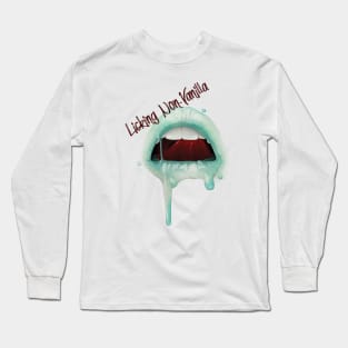 Licking Non-Vanilla Logo Long Sleeve T-Shirt